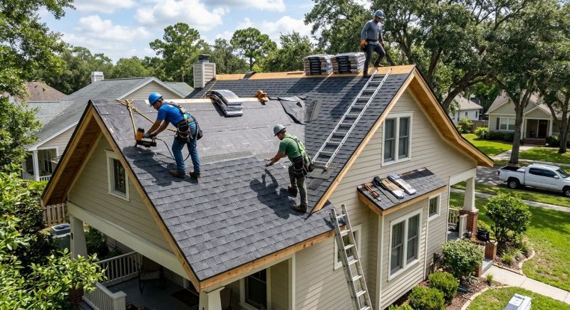 Asphalt Shingle Roof Installation in Manchester, NH