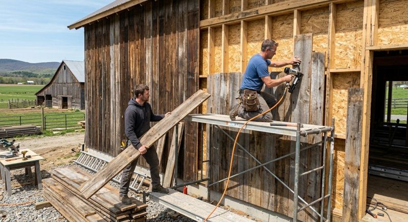 Batten Siding Installation in Boston, MA