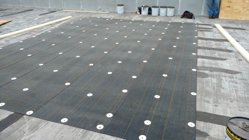Single Ply Roof Installation detail