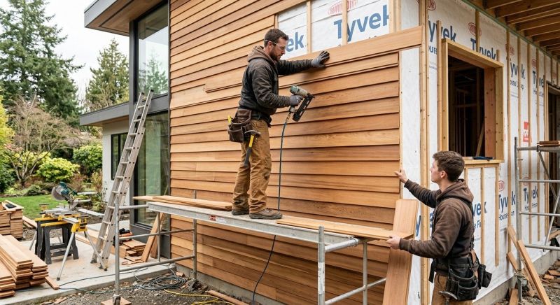 Hardwood Cladding Installation in Norwalk, CT