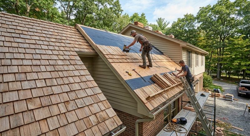 Wooden Roof Installation in Fredericksburg, VA